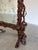 Brown Vintage Freestanding Floor Mirror in Sculpted Tree Root Burl Frame With Stool For Sale - Image 8 of 12