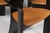 Wood Danish Ebonized Arm Dining Chairs by Bob Og Dries Van Den Berghe, 1980s, Set of 6 For Sale - Image 7 of 9