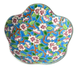 Enameled Ceramic Bowl from Longwy, 1930s