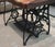 Live Edge Sofa Table / Side Table / Entry Table made with a Cast Iron Early 1900s Standard Treadle Sewing Machine Base....