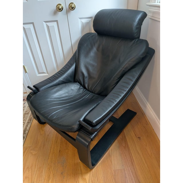 Authentic Mid-Century Modern Kroken armchair, designed by Ake Fribyter for Swedish furniture manufacturer Nelo Möbel in...