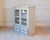 Light Gray 19th Century A hanging cabinet from Sweden with glass doors in grey For Sale - Image 8 of 8
