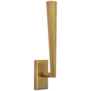 Thomas O'Brien for Visual Comfort Signature Galahad Single Sconce in Hand-Rubbed Antique Brass
