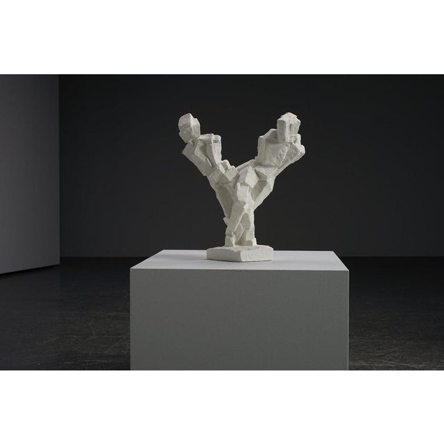 Cubist Abstract Sculpture, 1940s, Plaster For Sale - Image 12 of 14