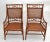 Mid-Century Modern Vintage Chinoiserie Rattan Bamboo Armchairs Woven Cane Seat & Backrest - Pair For Sale - Image 3 of 13