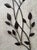 Curtis Jere-Style Metal Gold Amber Leaves Branch Wall Hanging For Sale - Image 9 of 10