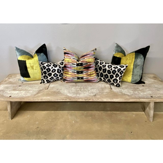 This oversized rustic wood bench or coffee table is a very heavy and solid handcrafted piece. Wood plank pieces make up...