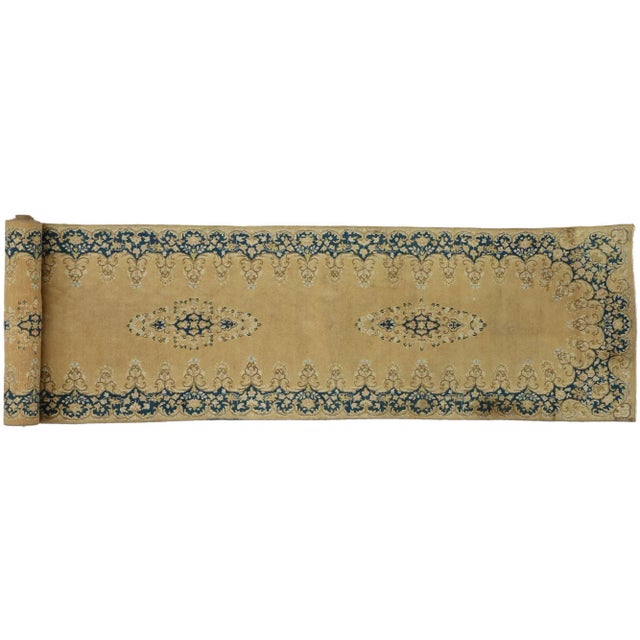 Vintage Persian Kirman Runner - 03'03 X 17'06 For Sale - Image 9 of 10