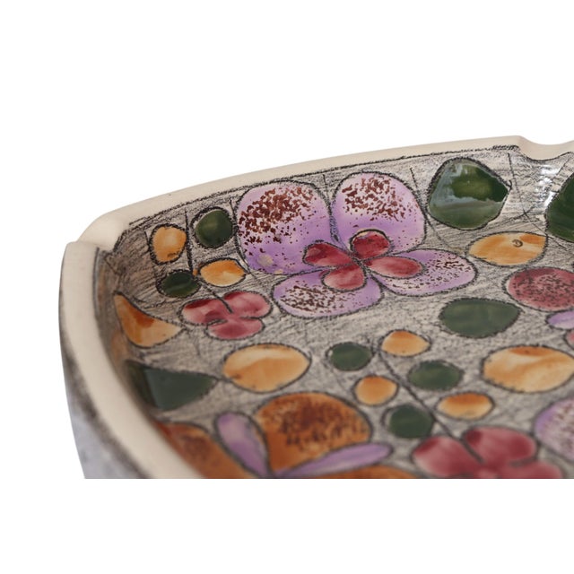 Late 20th Century Mid Century Ceramic Ashtray For Sale - Image 5 of 7
