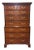 Antique Chest on Chest, English Tall Chest For Sale