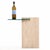 Glass Late 20th Century Italian Cantilevered Glass and Travertine Side Table For Sale - Image 7 of 7