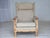 Wood Danish Highback Armchair in Wool and Oak, 1970s For Sale - Image 7 of 18