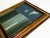 Blue “River Moss" Abstract Art in Antique Frame, Transitional Living Room Art by JTS For Sale - Image 8 of 11