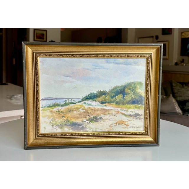 Traditional Henry Deidrich Gremke Original California Landscape Watercolor, Framed For Sale - Image 3 of 15