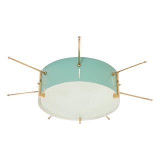 Mid-Century Modern Italian Flush Mount in the style of Gio Ponti, 1950s For Sale