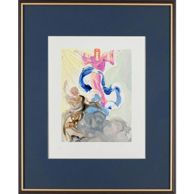 Salvador Dali, The First Sphere, 1960, Woodcut Print, Framed For Sale - Image 6 of 6