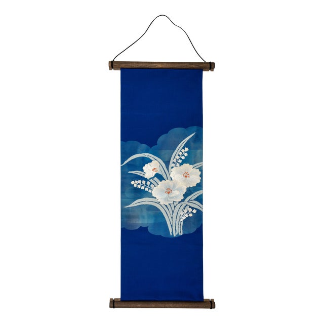 Japanese Ceremonial Silk Wall Tapestry by Renaras For Sale