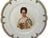 19thC Sèvres Marked Portrait Plate Duchess de Bourgogne Signed Debrie&nbsp; Made in France c.1890-1910 Approx. 1" High x 9...