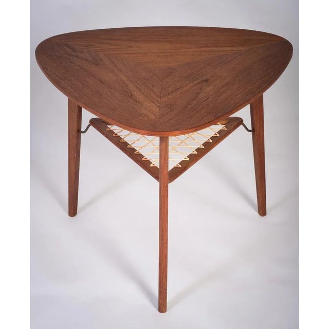 Teak Coffee Table by Holger Georg Jensen for Haslev Møbelsnedkeri, Denmark, 1960s For Sale - Image 5 of 11