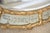 Gold Vintage Hollywood Regency Gold Gilt Oval Mirror W / Etched Floral Bevel Glass Border, Leaf & Acorn Ornate Frame- 50" For Sale - Image 8 of 18