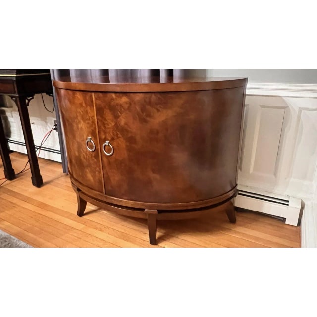 Modern 1990s Century Furniture Omni Demilune Two Door Cabinet For Sale - Image 3 of 17