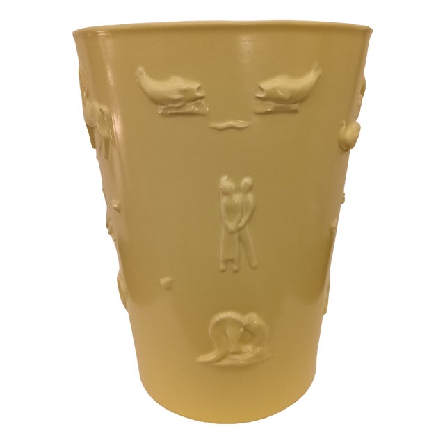 Italian Umbrella Stand Vase by Biancini Angelo for Laveno Company, 1937 For Sale