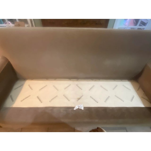 Contemporary Cisco Brothers for Kreiss Collection Mohair Tuxedo Sofa For Sale - Image 3 of 9