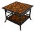 Late 19th Century English Faux Bamboo Low Table with Recent Paint & Decoupage For Sale