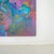 Abstract Cubist Polychrome Cityscape With Purple and Turquoise For Sale - Image 11 of 13