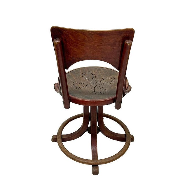 Brown Desk Chair from Thonet For Sale - Image 8 of 11