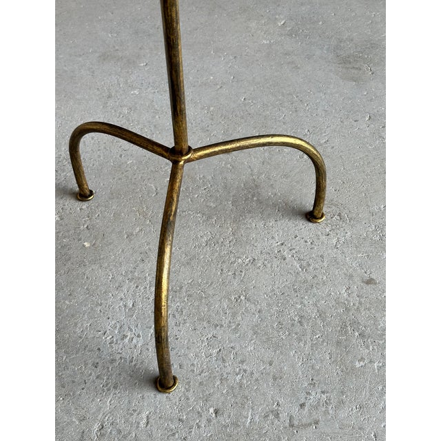 Pair of Spanish Iron Drinks Tables With Arched Tripod Bases For Sale In New York - Image 6 of 12