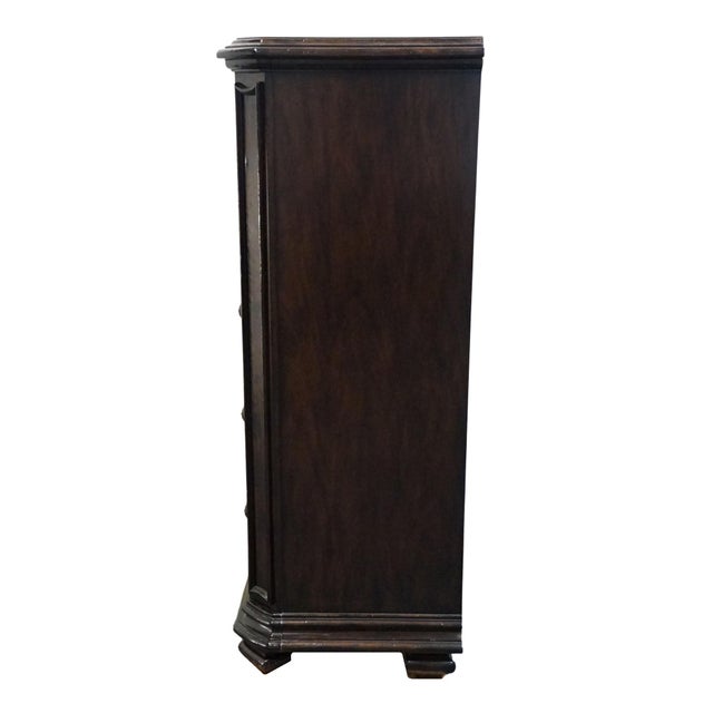 Stanley Furniture Walnut Contemporary Traditional 46" Chest of Drawers 128-13-12 For Sale - Image 9 of 12