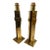 1970s Italian Modernist Brass Table Lamps - a Pair For Sale