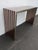 Wood Mid Century Modern Two Tone Chrome and Wood Narrow Console Library Table 6404 For Sale - Image 7 of 16