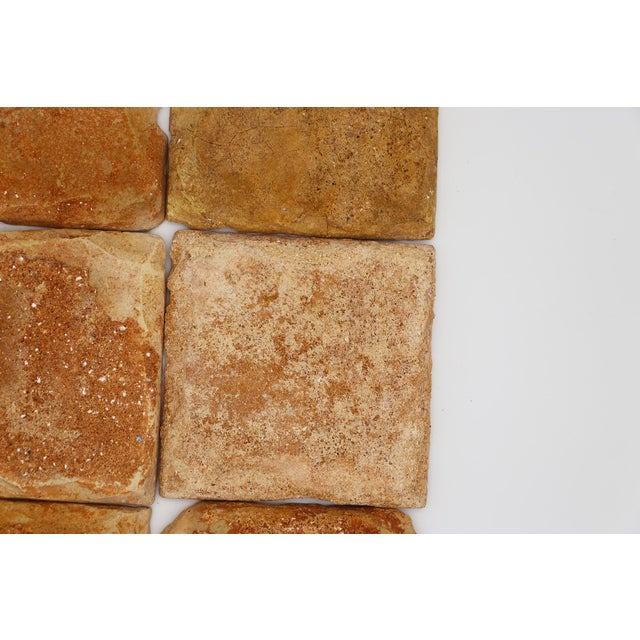 17th Century Set of Six Floral Tiles, Portuguese For Sale - Image 12 of 14