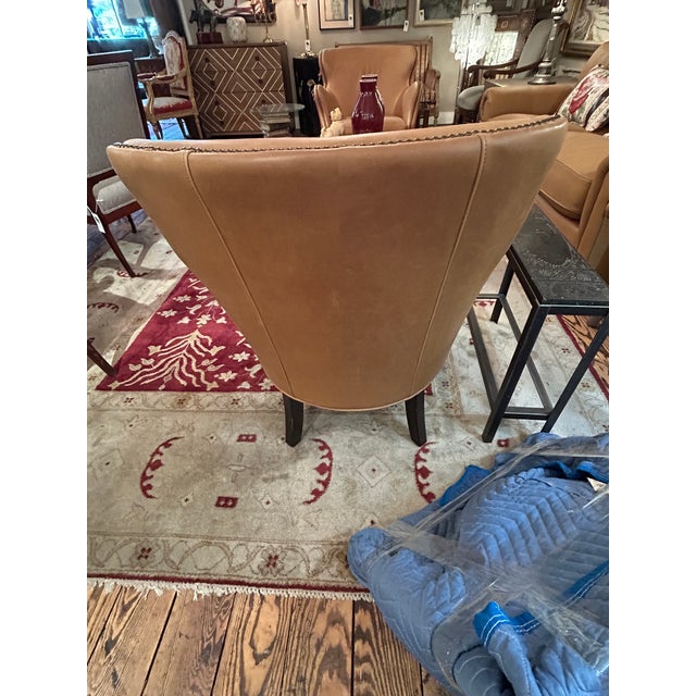 Leather Club Chairs -a Pair For Sale - Image 4 of 15