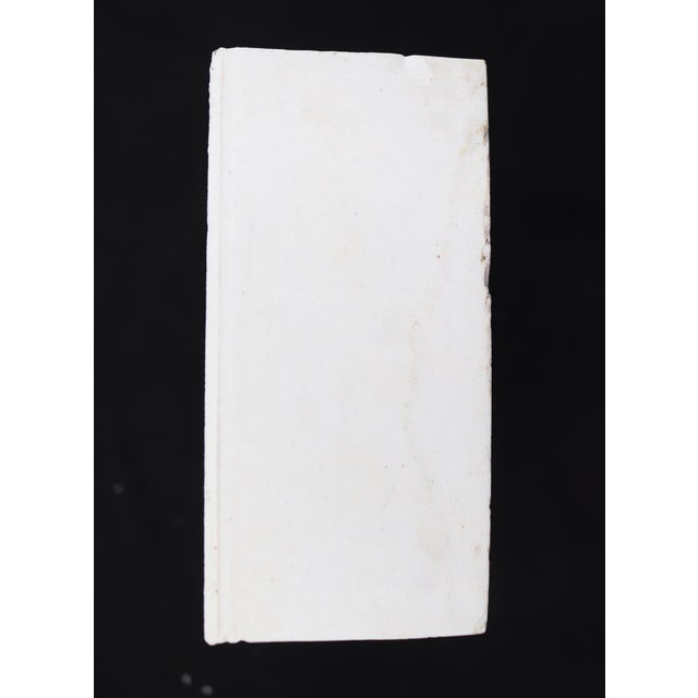 Traditional Vintage White Ceramic Recessed Bathroom Soap Dish For Sale - Image 3 of 8