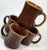 Brown Diner Mugs- Set of Four For Sale - Image 4 of 16
