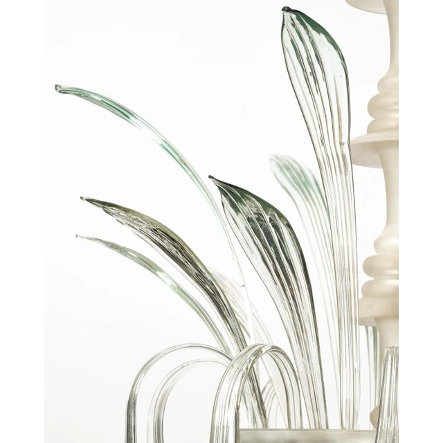 Italian Vintage Murano Glass Chandelier For Sale - Image 9 of 10