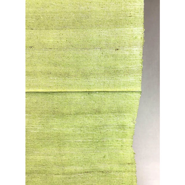 Hand Woven Pure Silk Tussah For Sale - Image 4 of 7