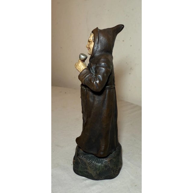 Up for sale is a very nice quality antique handmade German terracotta sculpture. It's sculpted into the form of a robed...