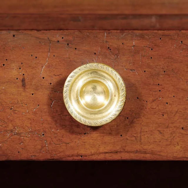 19th Century French Empire Period Walnut Bibliotheque or Bookcase For Sale - Image 10 of 13