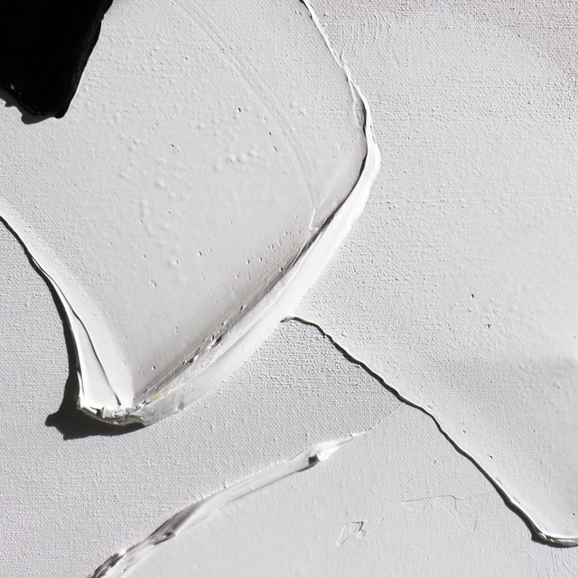 2020s Pasargad Home Motions Hand-Painted Minimalist Oil Painting For Sale - Image 5 of 6