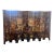 18th Century Coromandel Pagoda 8 Panel Folding Screen For Sale