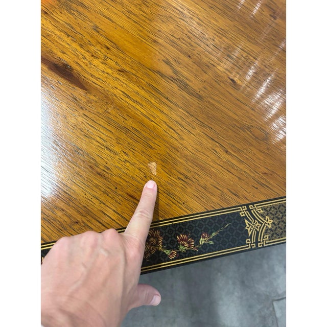 Wood Vintage Drexel Et Cetera Chinoiserie Coffee Table by Drexel Heritage For Sale - Image 7 of 8