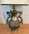 This large French repousse’ brass lamp from the 30’s has a lovely patina. The solid brass dragons and embossed base give...