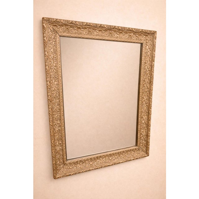 Napoleon iii style giltwood mirror this napoleon iii style mirror, crafted from giltwood, features an elegant and...