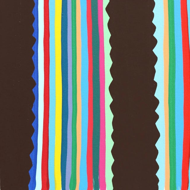 "Castano" Contemporary Minimalist Original Acrylic Painting by Will Beger For Sale - Image 4 of 9