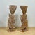 Pair of Hand-Carved Pine Fish Sculptural Bases or Console Supports, 28.5” ⸻ Description Striking pair of hand-carved fish...