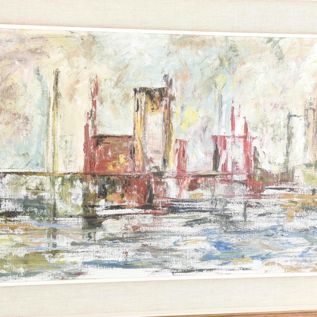 Paolo Zauli, Landscape, 1962, Painting For Sale - Image 4 of 7